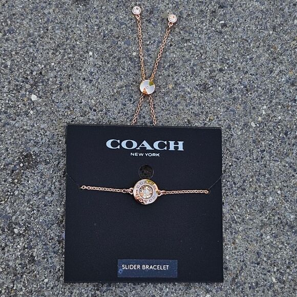 Coach Rose Gold slider bracelet New msrp $78 - Picture 5 of 16